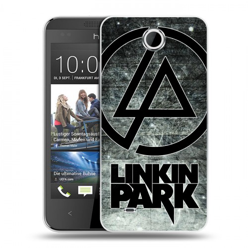 Дизайнерский пластиковый чехол для HTC Desire 300 Linkin Park