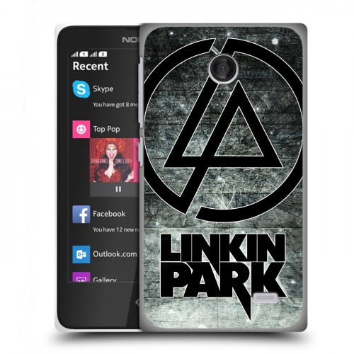 Дизайнерский пластиковый чехол для Nokia X Linkin Park