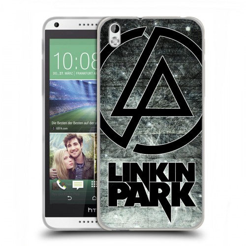 Дизайнерский пластиковый чехол для HTC Desire 816 Linkin Park