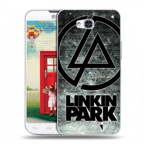 Дизайнерский пластиковый чехол для LG L80 Linkin Park