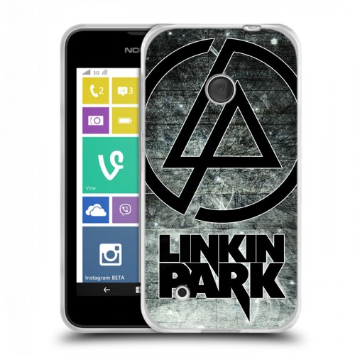 Дизайнерский пластиковый чехол для Nokia Lumia 530 Linkin Park