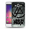 Дизайнерский пластиковый чехол для LG L60 Linkin Park