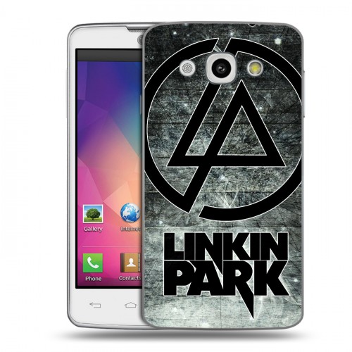 Дизайнерский пластиковый чехол для LG L60 Linkin Park
