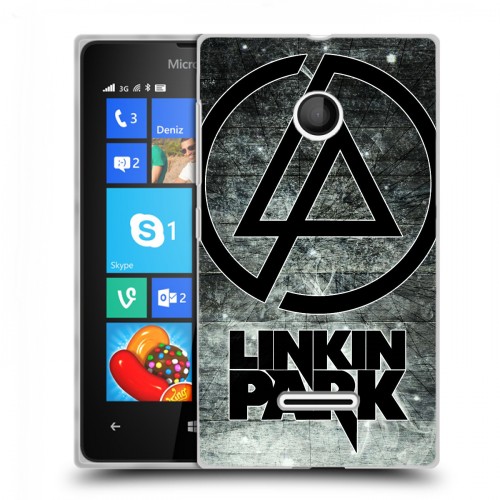 Дизайнерский пластиковый чехол для Microsoft Lumia 435 Linkin Park