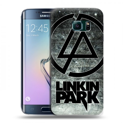 Дизайнерский пластиковый чехол для Samsung Galaxy S6 Edge Linkin Park