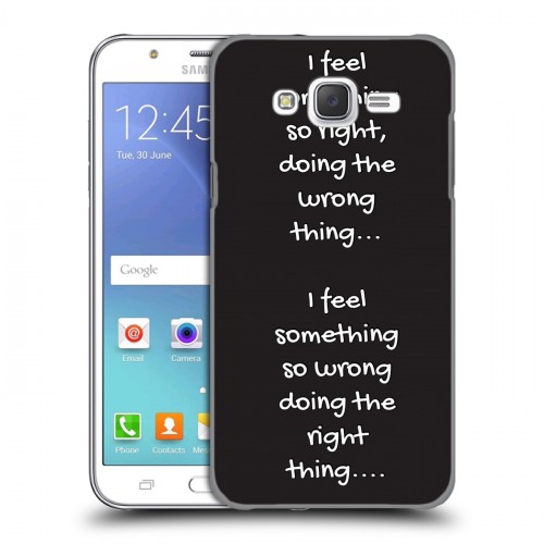 Дизайнерский пластиковый чехол для Samsung Galaxy J5 OneRepublic