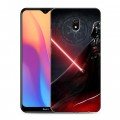 Дизайнерский силиконовый с усиленными углами чехол для Xiaomi RedMi 8A Звездные войны