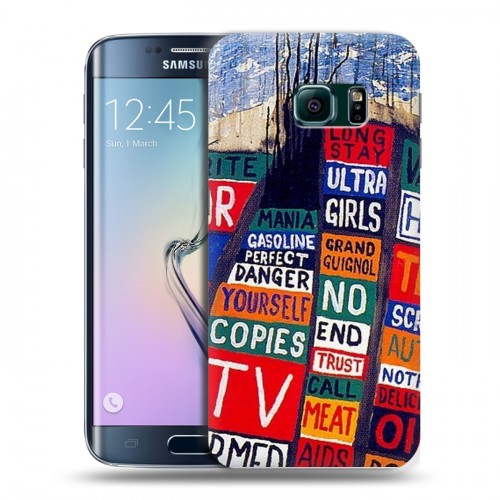Дизайнерский силиконовый чехол для Samsung Galaxy S6 Edge RadioHead