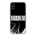 Дизайнерский силиконовый чехол для Iphone x10 RadioHead