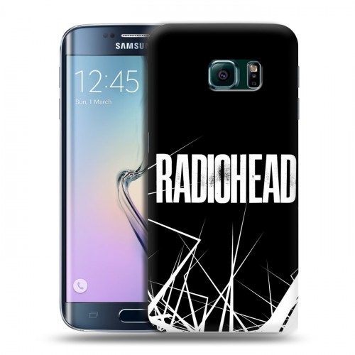 Дизайнерский пластиковый чехол для Samsung Galaxy S6 Edge RadioHead