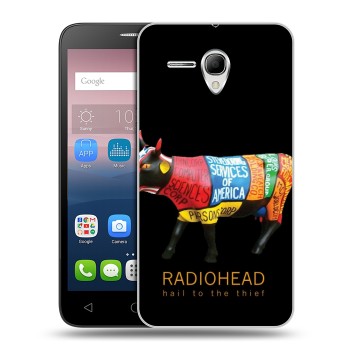 Дизайнерский силиконовый чехол для Alcatel One Touch POP 3 5.5 RadioHead (на заказ)