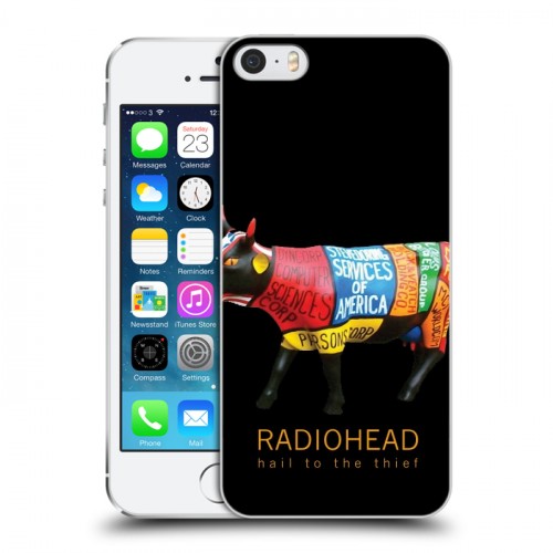 Дизайнерский пластиковый чехол для Iphone 5s RadioHead
