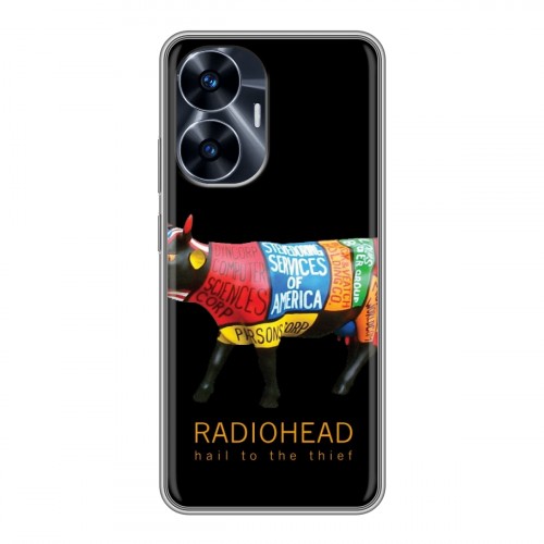 Дизайнерский пластиковый чехол для Realme C55 RadioHead