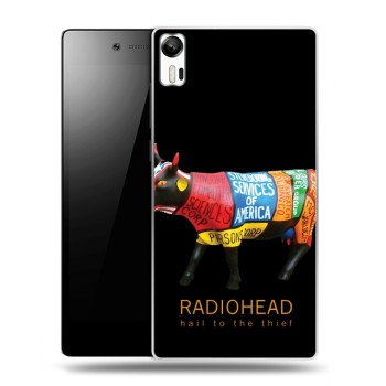 Дизайнерский силиконовый чехол для Lenovo Vibe Shot RadioHead (на заказ)