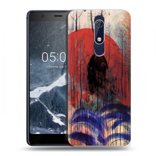 Дизайнерский пластиковый чехол для Nokia 5.1 RadioHead