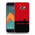 Дизайнерский пластиковый чехол для HTC 10 Red Hot Chili Peppers