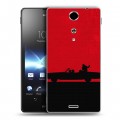 Дизайнерский пластиковый чехол для Sony Xperia TX Red Hot Chili Peppers