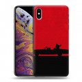 Дизайнерский силиконовый чехол для Iphone Xs Max Red Hot Chili Peppers