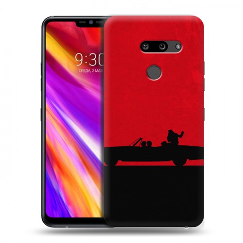 Дизайнерский пластиковый чехол для LG G8 ThinQ Red Hot Chili Peppers