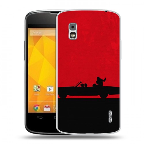 Дизайнерский пластиковый чехол для LG Google Nexus 4 Red Hot Chili Peppers