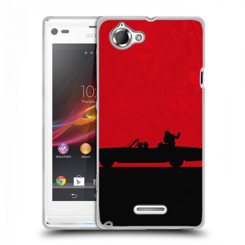 Дизайнерский пластиковый чехол для Sony Xperia L Red Hot Chili Peppers