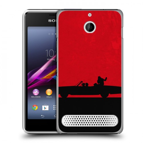 Дизайнерский силиконовый чехол для Sony Xperia E1 Red Hot Chili Peppers