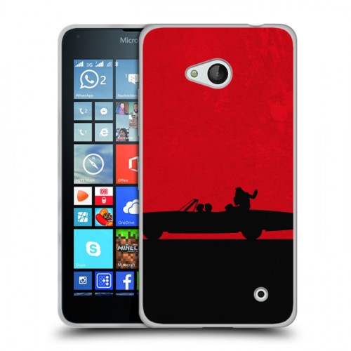 Дизайнерский пластиковый чехол для Microsoft Lumia 640 Red Hot Chili Peppers