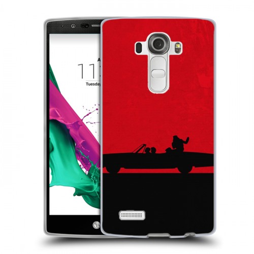 Дизайнерский пластиковый чехол для LG G4 Red Hot Chili Peppers