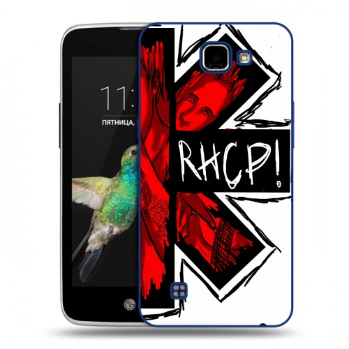 Дизайнерский пластиковый чехол для LG K4 Red Hot Chili Peppers