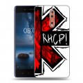 Дизайнерский пластиковый чехол для Nokia 8 Red Hot Chili Peppers