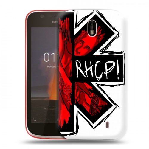 Дизайнерский пластиковый чехол для Nokia 1 Red Hot Chili Peppers