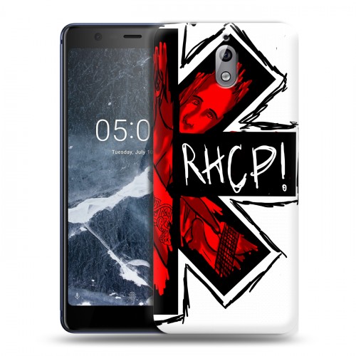 Дизайнерский силиконовый чехол для Nokia 3.1 Red Hot Chili Peppers