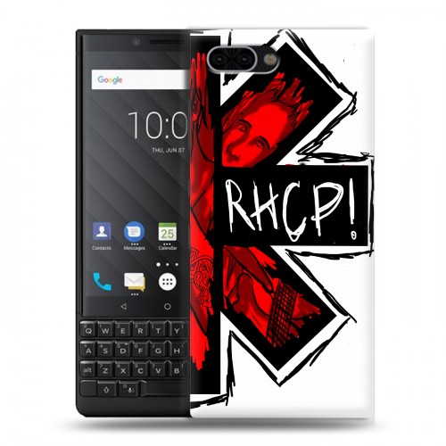 Дизайнерский пластиковый чехол для BlackBerry KEY2 Red Hot Chili Peppers