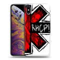 Дизайнерский силиконовый чехол для Iphone Xs Max Red Hot Chili Peppers