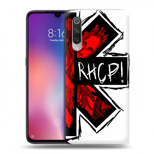 Дизайнерский силиконовый с усиленными углами чехол для Xiaomi Mi9 Red Hot Chili Peppers