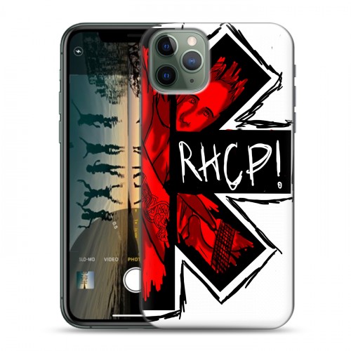 Дизайнерский пластиковый чехол для Iphone 11 Pro Red Hot Chili Peppers