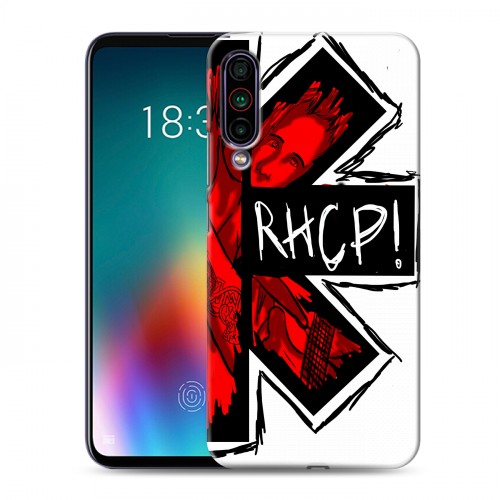 Дизайнерский силиконовый чехол для Meizu 16T Red Hot Chili Peppers