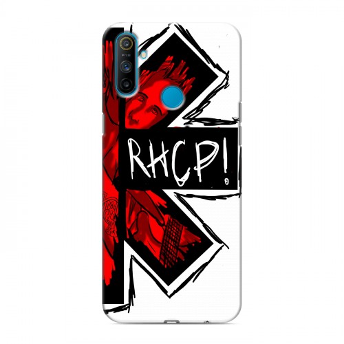 Дизайнерский пластиковый чехол для Realme C3 Red Hot Chili Peppers