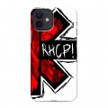 Дизайнерский силиконовый чехол для Iphone 12 Red Hot Chili Peppers