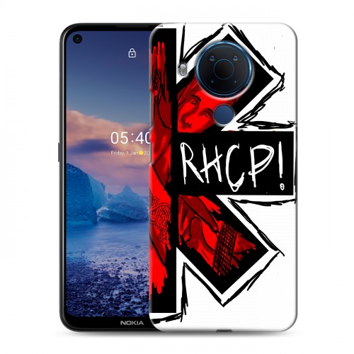 Дизайнерский силиконовый чехол для Nokia 5.4 Red Hot Chili Peppers