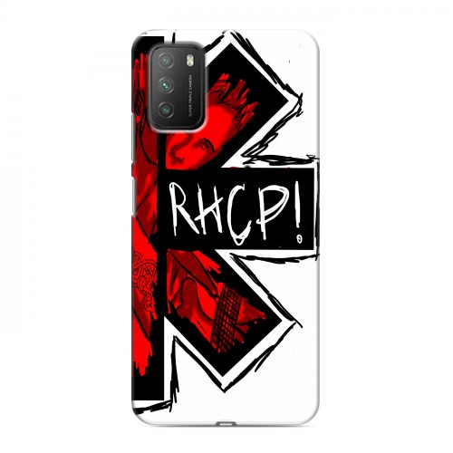 Дизайнерский пластиковый чехол для Xiaomi Poco M3 Red Hot Chili Peppers