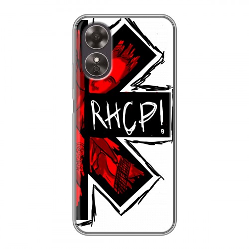 Дизайнерский силиконовый чехол для OPPO A17 Red Hot Chili Peppers