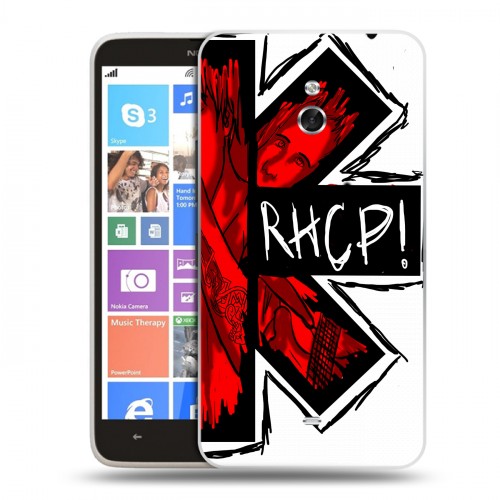 Дизайнерский пластиковый чехол для Nokia Lumia 1320 Red Hot Chili Peppers