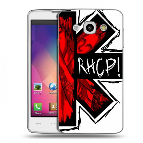 Дизайнерский пластиковый чехол для LG L60 Red Hot Chili Peppers