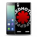 Дизайнерский силиконовый чехол для Lenovo A6010 Red Hot Chili Peppers