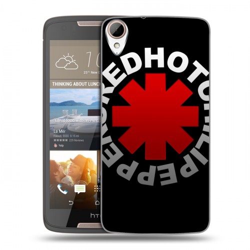 Дизайнерский пластиковый чехол для HTC Desire 828 Red Hot Chili Peppers