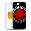 Дизайнерский пластиковый чехол для Iphone 7 Plus / 8 Plus Red Hot Chili Peppers