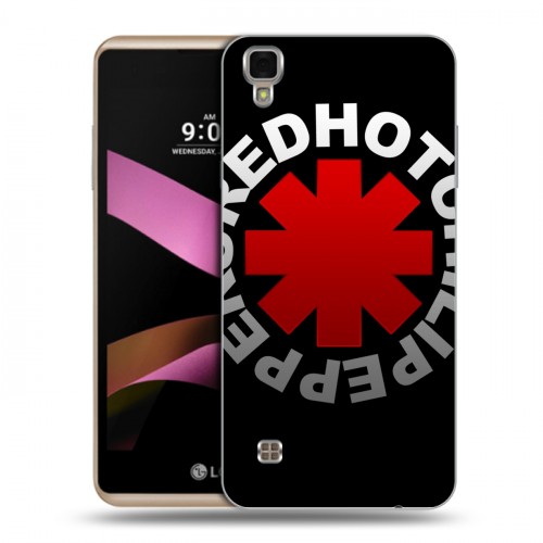 Дизайнерский пластиковый чехол для LG X Style Red Hot Chili Peppers