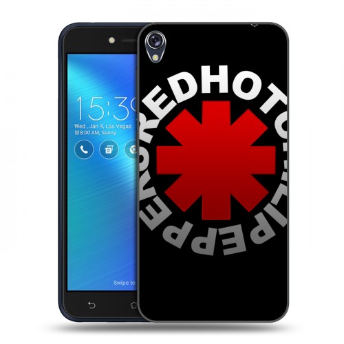 Дизайнерский силиконовый чехол для Asus ZenFone Live Red Hot Chili Peppers