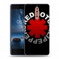 Дизайнерский пластиковый чехол для Nokia 8 Red Hot Chili Peppers